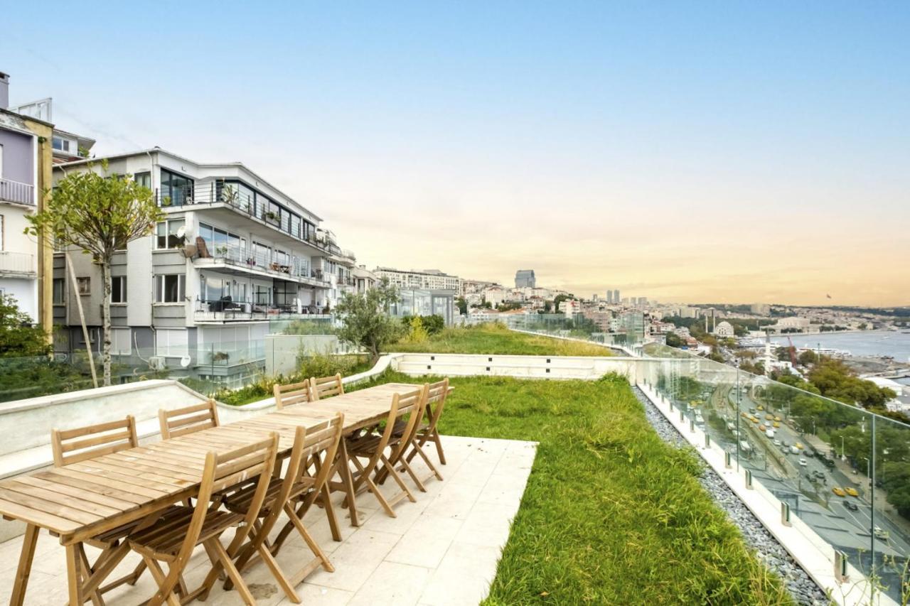 Excellent Flat W 360 Bosphorus View In Cihangir Estambul Exterior foto